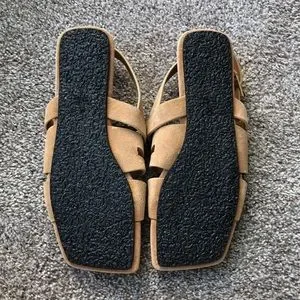 Zara SPLIT LEATHER SLINGBACK SLIPPERS Zara | Shoes | Zara Split Leather Slingback Flats | Poshmark main image 4